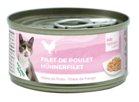 Bubi nature pâtée pour chat filet de poulet 70g