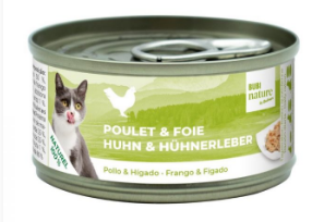 Bubi nature pâtée pour chat poulet et foie 70g