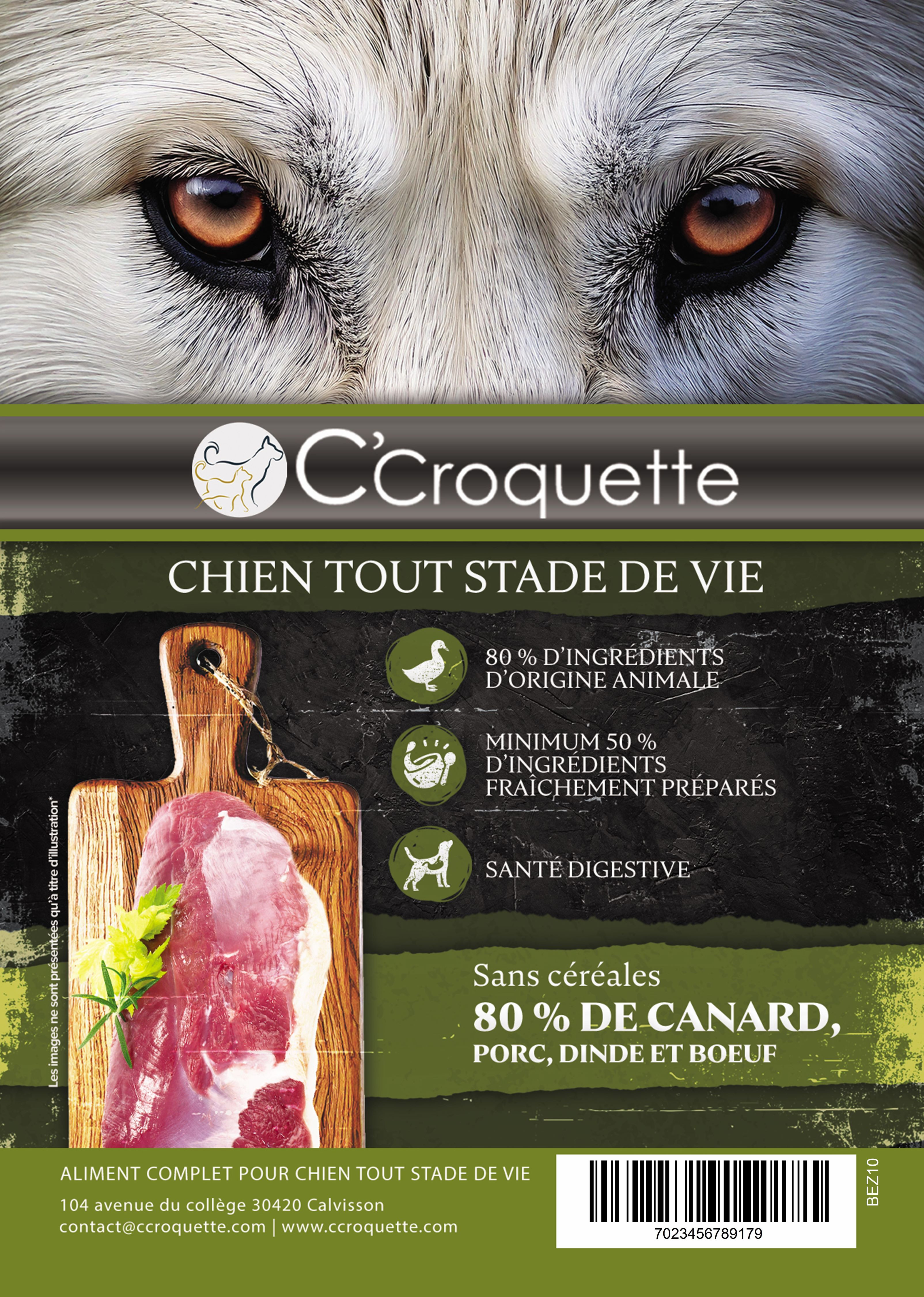 Alimentation tout stade de vie au Canard - Sans Céréales