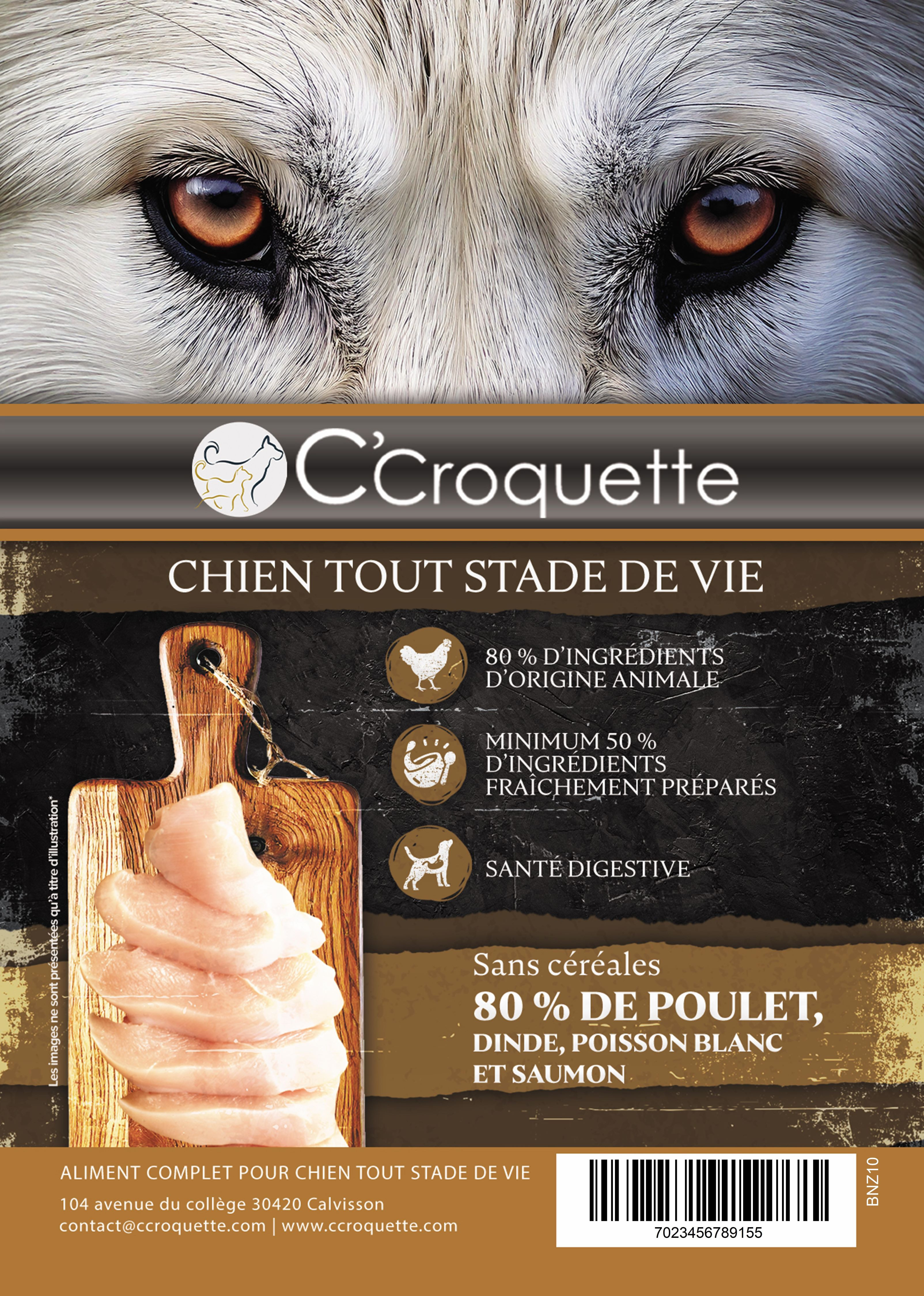 Alimentation tout stade de vie au Poulet - Sans Céréales